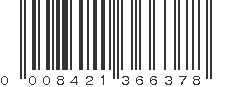 UPC 008421366378