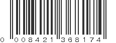 UPC 008421368174