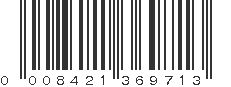 UPC 008421369713