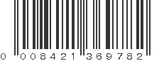 UPC 008421369782