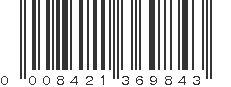 UPC 008421369843