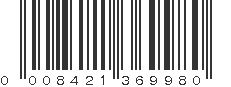 UPC 008421369980