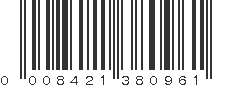 UPC 008421380961