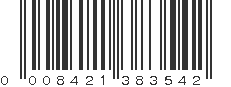 UPC 008421383542