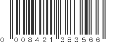 UPC 008421383566