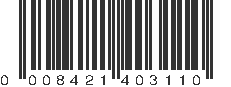 UPC 008421403110