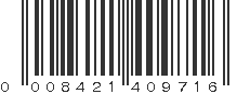 UPC 008421409716