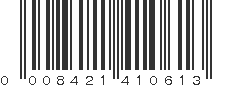 UPC 008421410613