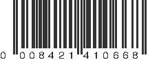 UPC 008421410668