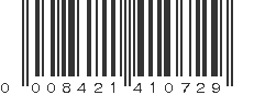 UPC 008421410729