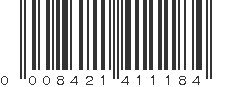 UPC 008421411184