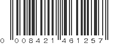 UPC 008421461257