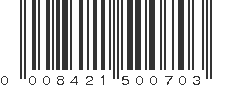 UPC 008421500703