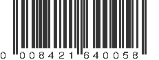 UPC 008421640058