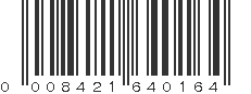 UPC 008421640164