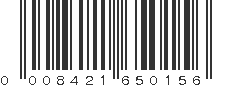 UPC 008421650156