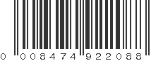 UPC 008474922088