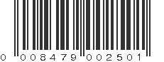 UPC 008479002501