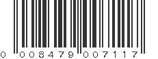 UPC 008479007117