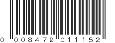 UPC 008479011152