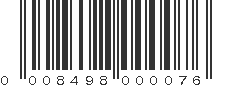 UPC 008498000076