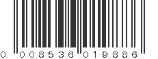 UPC 008536019886