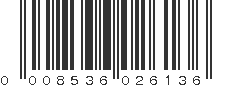 UPC 008536026136