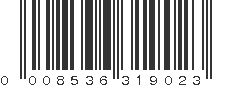 UPC 008536319023