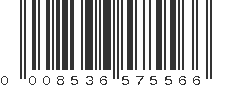 UPC 008536575566