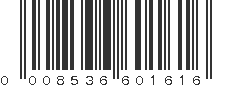 UPC 008536601616