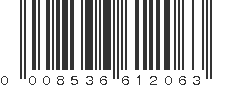 UPC 008536612063