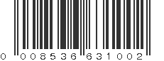 UPC 008536631002