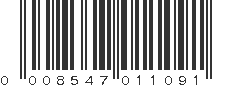 UPC 008547011091