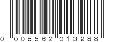 UPC 008562013988