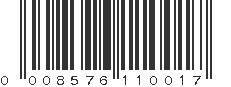 UPC 008576110017