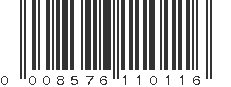 UPC 008576110116