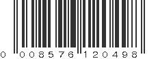 UPC 008576120498