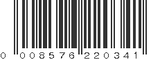 UPC 008576220341