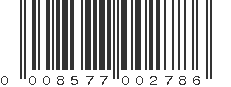 UPC 008577002786