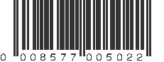 UPC 008577005022