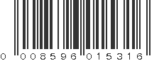 UPC 008596015316