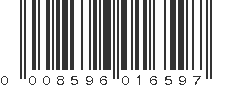 UPC 008596016597