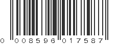 UPC 008596017587