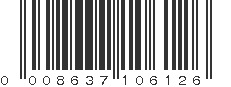 UPC 008637106126