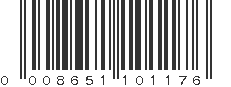 UPC 008651101176