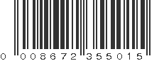 UPC 008672355015