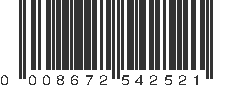 UPC 008672542521