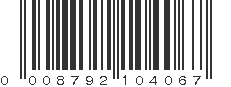 UPC 008792104067