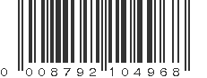 UPC 008792104968