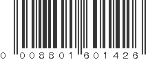 UPC 008801601426